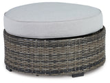 Harbor Court Ottoman with Cushion