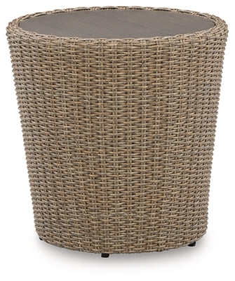 Danson Outdoor Coffee Table with End Table