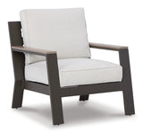 Tropicava Outdoor Loveseat and Lounge Chair with Coffee Table and 2 End Tables