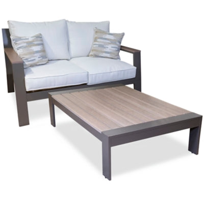 Tropicava Outdoor Loveseat with Coffee Table