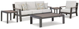 Tropicava Outdoor Sofa and Lounge Chair with Coffee Table and 2 End Tables