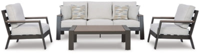 Tropicava Outdoor Sofa and 2 Chairs with Coffee Table