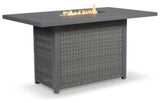 Palazzo Outdoor Fire Pit Table and 4 Chairs