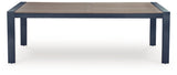 Mabry Shores RECT Dining Table w/UMB OPT