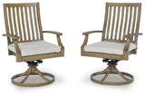 Rainier Ranch Swivel Chair w/Cushion (2/CN)