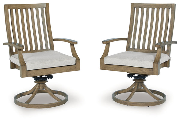 Rainier Ranch Swivel Chair w/Cushion (2/CN)
