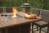 Paradise Trail Outdoor Bar Table and 6 Barstools