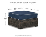 Grasson Lane Ottoman with Cushion