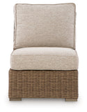 Revare Beach Armless Chair w/Cushion
