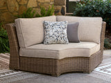 Revare Beach Curved Corner Chair w/Cushion