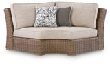 Revare Beach Curved Corner Chair w/Cushion
