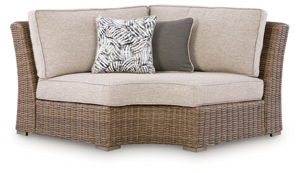 Revare Beach Curved Corner Chair w/Cushion