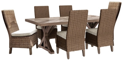 Beachcroft Outdoor Dining Table and 6 Chairs