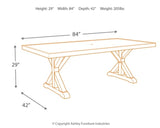 Beachcroft Outdoor Dining Table and 6 Chairs