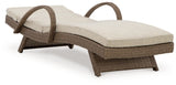 Beachcroft Outdoor Chaise Lounge with Cushion