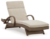 Beachcroft Outdoor Chaise Lounge with Cushion