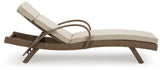 Beachcroft Outdoor Chaise Lounge with Cushion