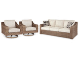 Beachcroft Outdoor Sofa with 2 Lounge Chairs