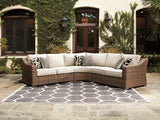 Beachcroft 5-Piece Outdoor Sectional with Coffee Table