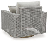 Seton Creek Outdoor Swivel Lounge with Cushion