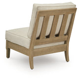Clare View Armless Chair w/Cushion