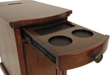 Laflorn Chairside End Table with USB Ports & Outlets