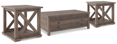 Arlenbry Coffee Table with 2 End Tables