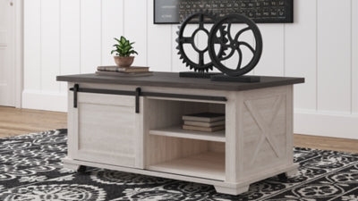 Dorrinson Coffee Table with 2 End Tables