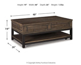 Johurst Coffee Table with 2 End Tables