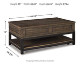 Johurst Coffee Table with 2 End Tables