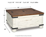 Wystfield Coffee Table with 1 End Table