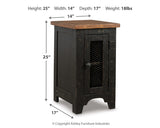 Valebeck Coffee Table with 2 End Tables