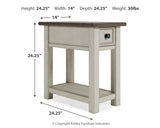 Bolanburg Coffee Table with 1 End Table