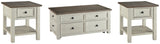 Bolanburg Coffee Table with 2 End Tables