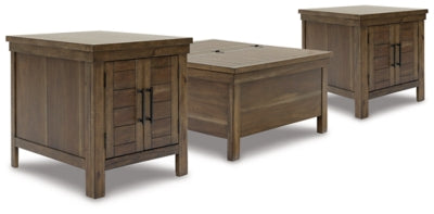 Moriville Coffee Table with 2 End Tables