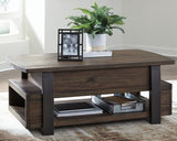 Vailbry Coffee Table with 1 End Table