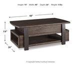 Vailbry Coffee Table with 1 End Table