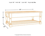 Shawnalore Coffee Table with 2 End Tables