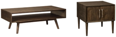 Kisper Coffee Table with 1 End Table