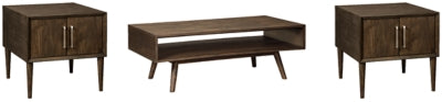 Kisper Coffee Table with 2 End Tables