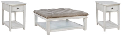 Kanwyn Coffee Table with 2 End Tables