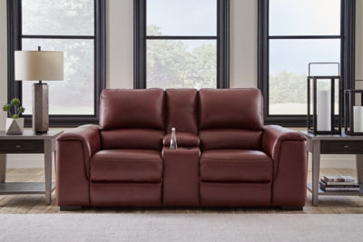 Alessandro Power Reclining Loveseat with Console