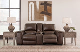 Alessandro Power Reclining Loveseat with Console