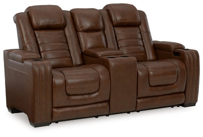 Backtrack Power Reclining Loveseat with Console