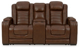 Backtrack Power Reclining Loveseat with Console