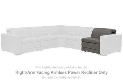 Texline Right-Arm Facing Armless Power Recliner