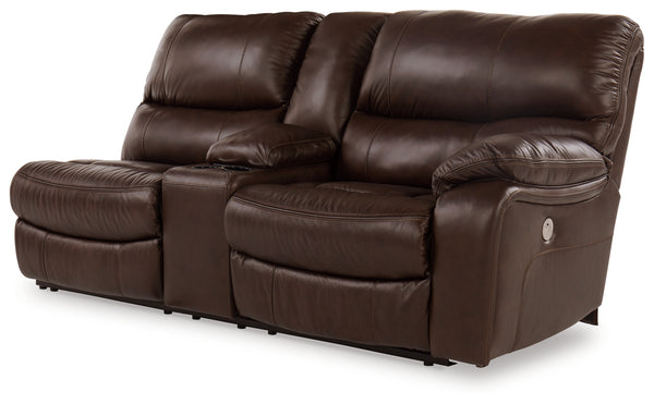 Family Circle Right-Arm Facing Power Reclining Loveseat with Console