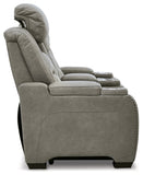 The Man-Den Power Reclining Loveseat with Console