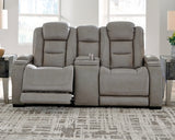 The Man-Den Power Reclining Loveseat with Console