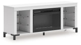 Brollevi 60 TV Stand with Electric Fireplace